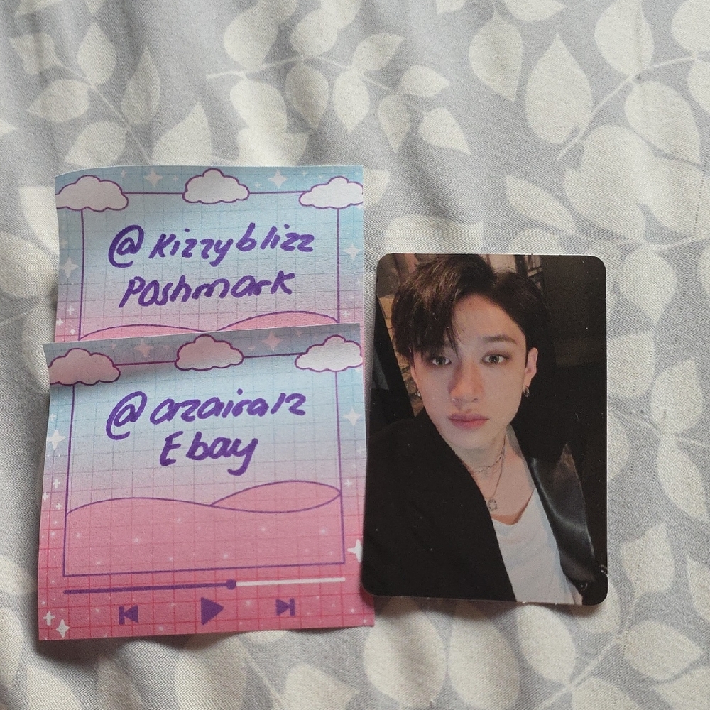 Kpop Stray Kids Photocard - Bang Chan